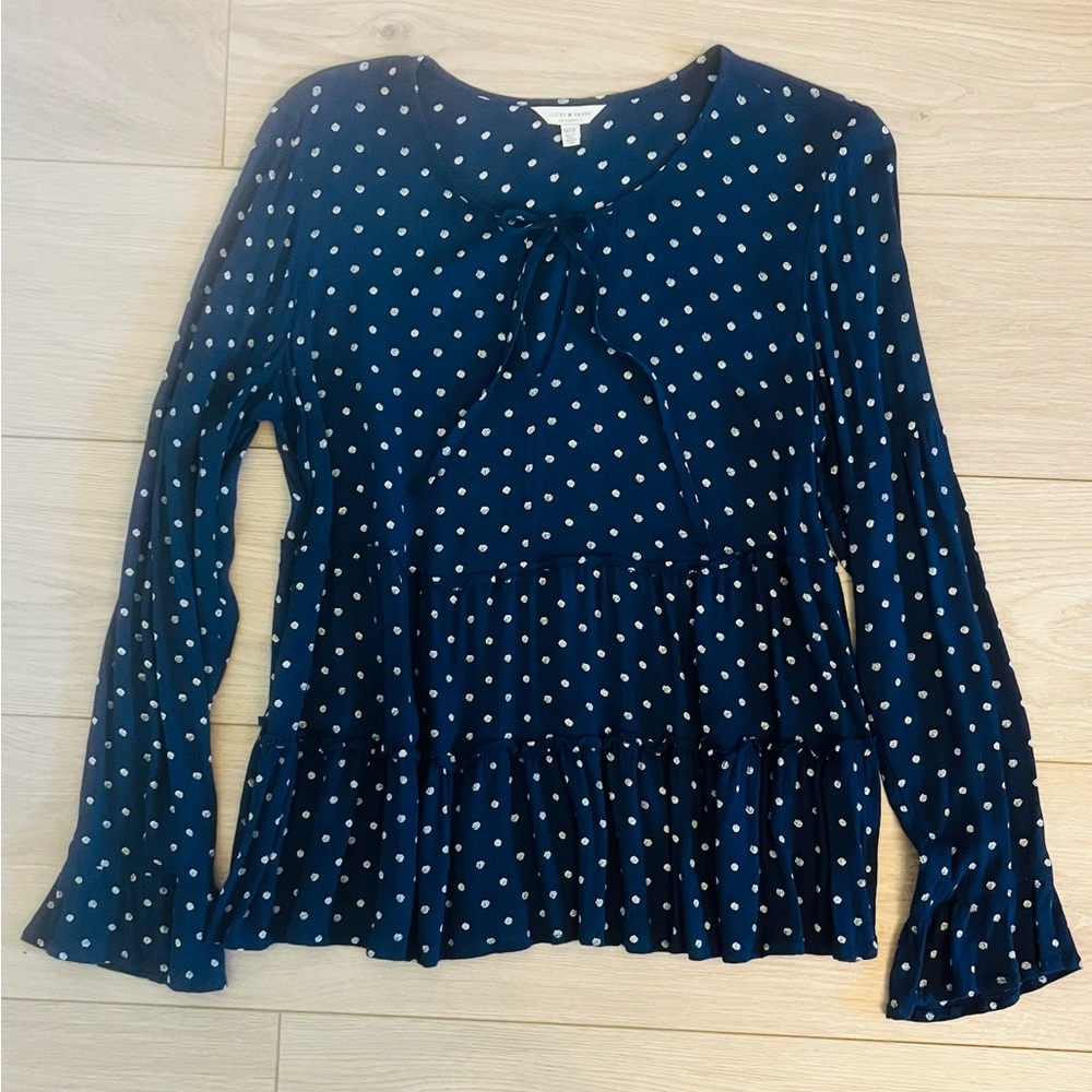 🌻 Lucky Brand Peasant Blouse